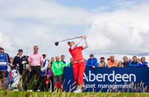 Scottish golf. Catriona Matthew at the AAM Ladies Scottish Open 2015.