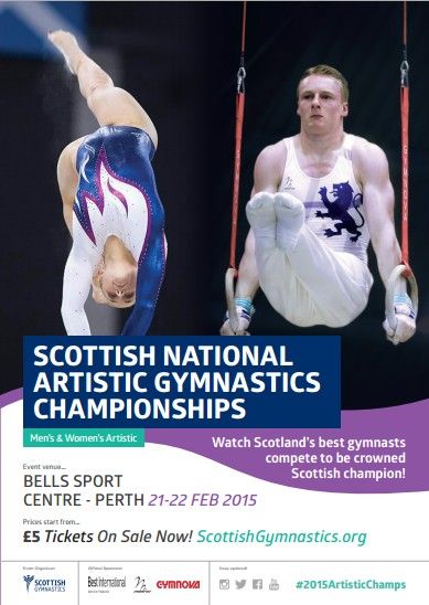 Gymnastics. 2015 Scottish National Artistic Championships.