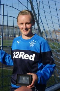 Scottish Women's Football. Rangers. Natalie Ross.