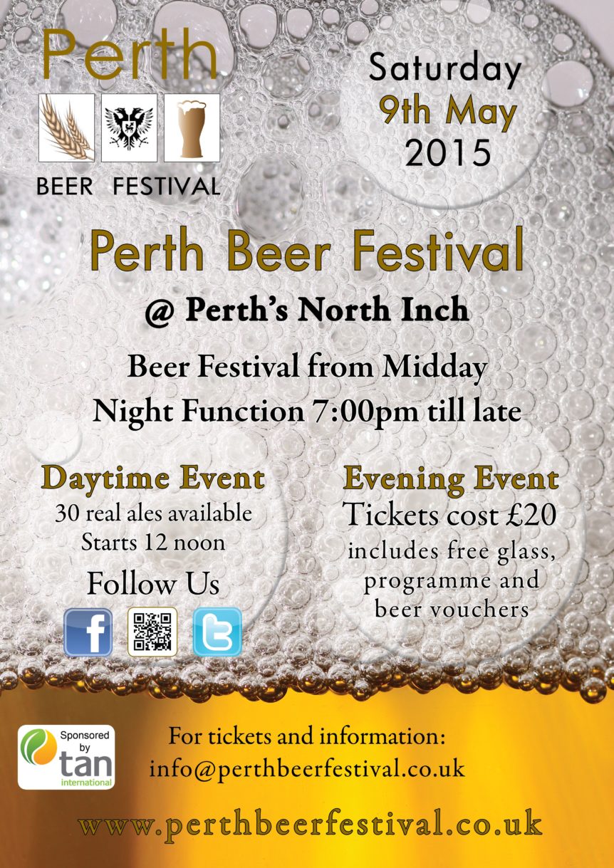 Rugby Sevens. Perth Beer Festival Poster - 2015