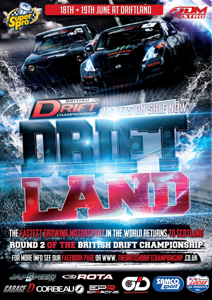 British Drifting Championship. Driftland 2016.
