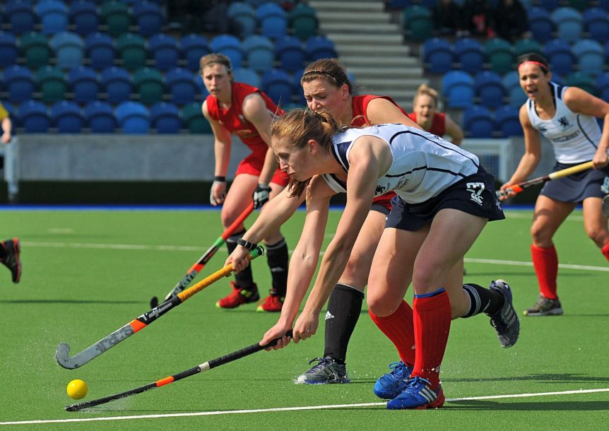 Hockey. Scotland Women v Wales Women