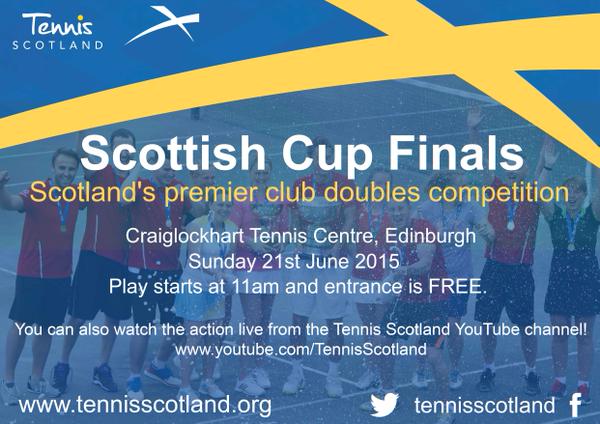 Tennis. Scottish Cup Finals 2015.