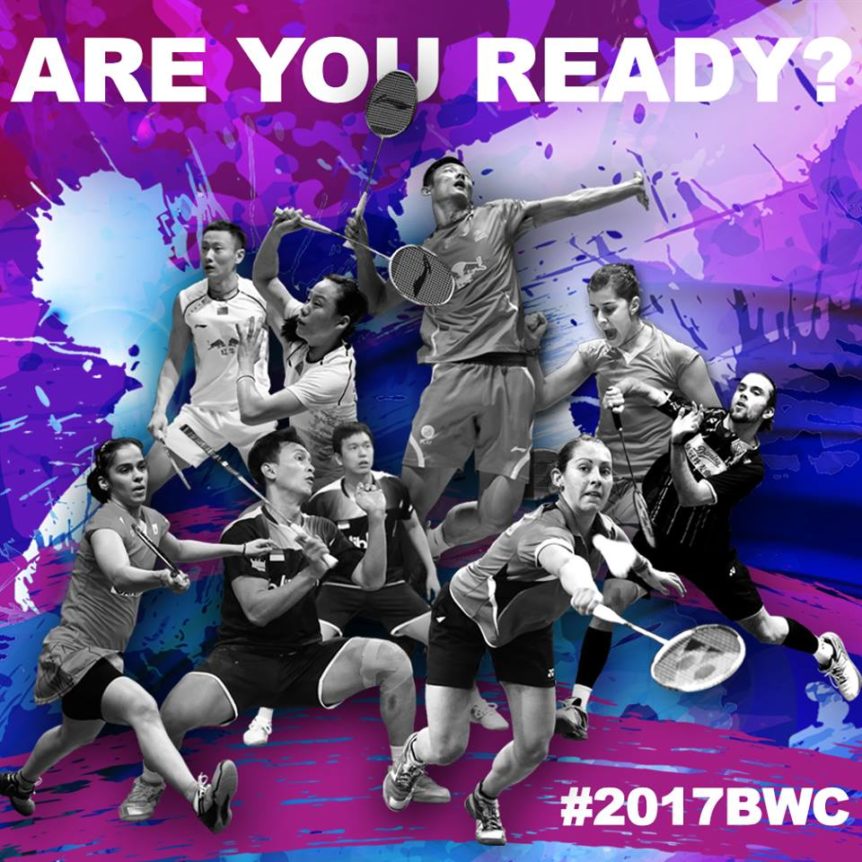 2017 Badminton World Championships. Tournament preview