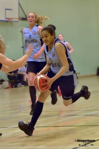 Scottish Basketball. Cup Finals. Women's action.