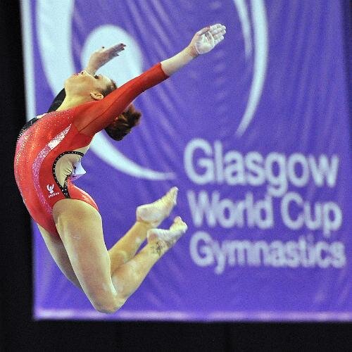 Glasgow World Cup Gymnastics.