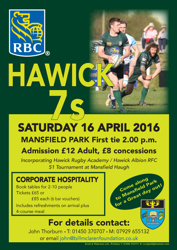Hawick 7s Poster 2016