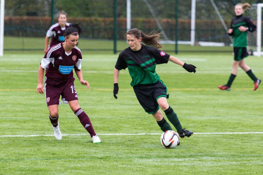 Womens Football. Stirling University.