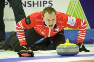 Tom Brewster. European Curling Championships