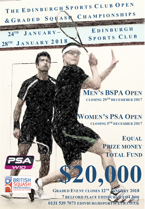 Edinburgh Sports Club Open 2018