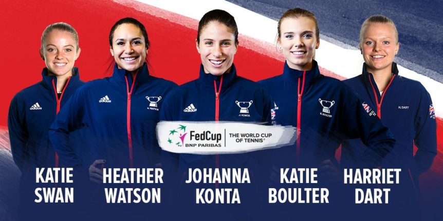 GB v Kazakhstan in the Fed Cup