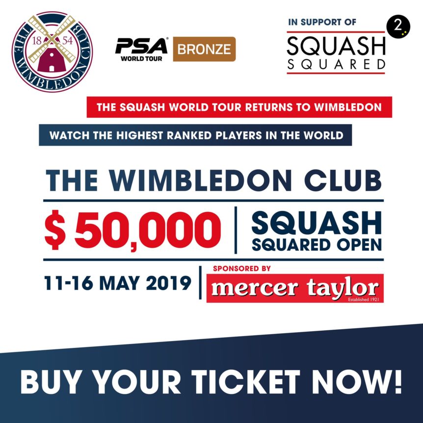 wimbledon club squash squared open