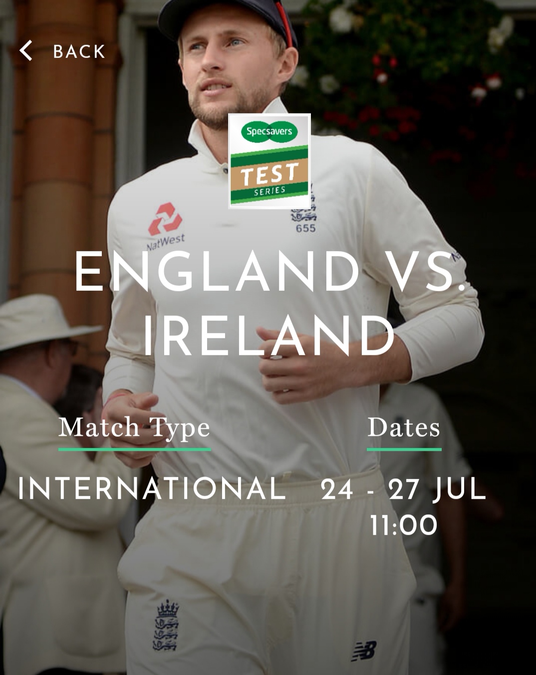 Cricket England Test Match V Ireland Spectator Preview 