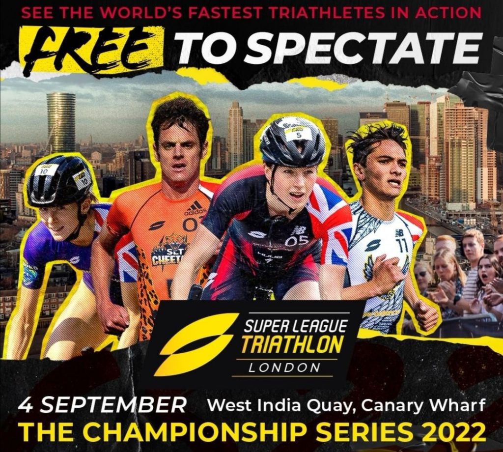 Super League Triathlon London West India Quay Spectator info