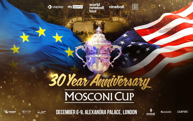 Mosconi Cup tickets 🎱 Pool at Alexandra Palace Spectator info