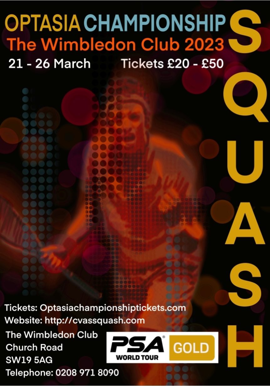Optasia Championship 🏆 Squash Preview and ticket info