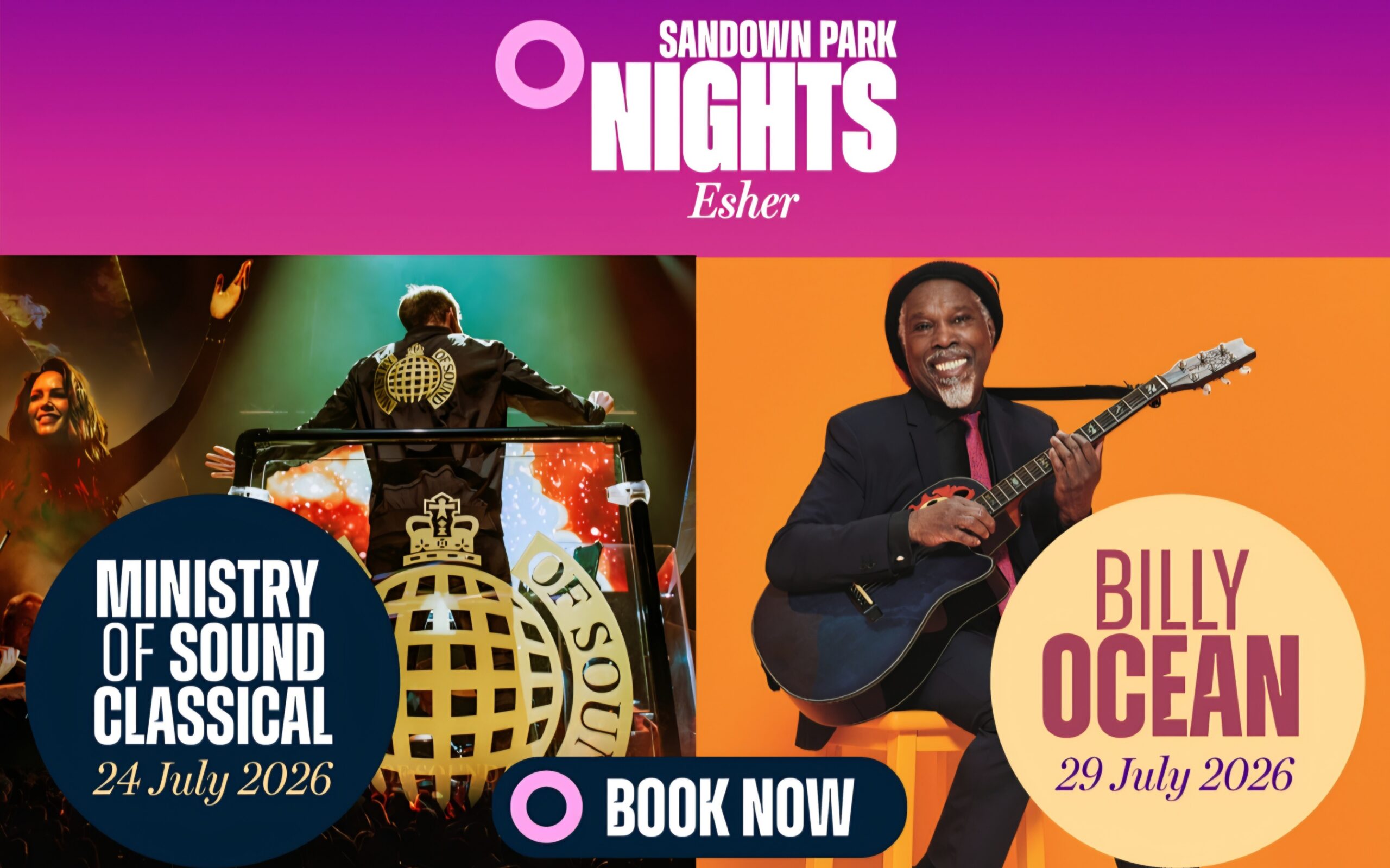 live music at sandown tickets