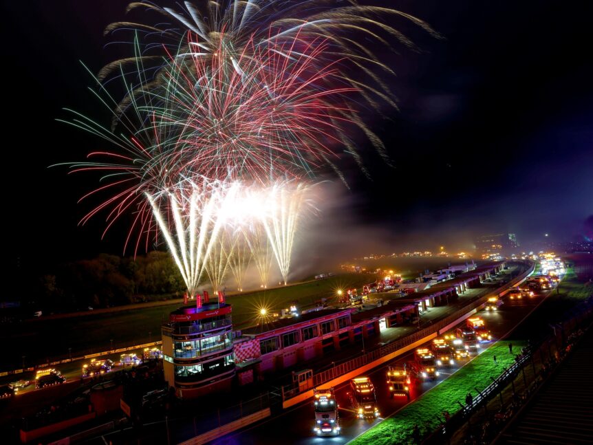 trucks & fireworks at brands hatch
