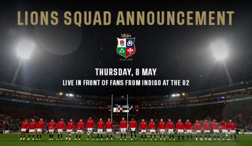 british lions squad announcement tickets