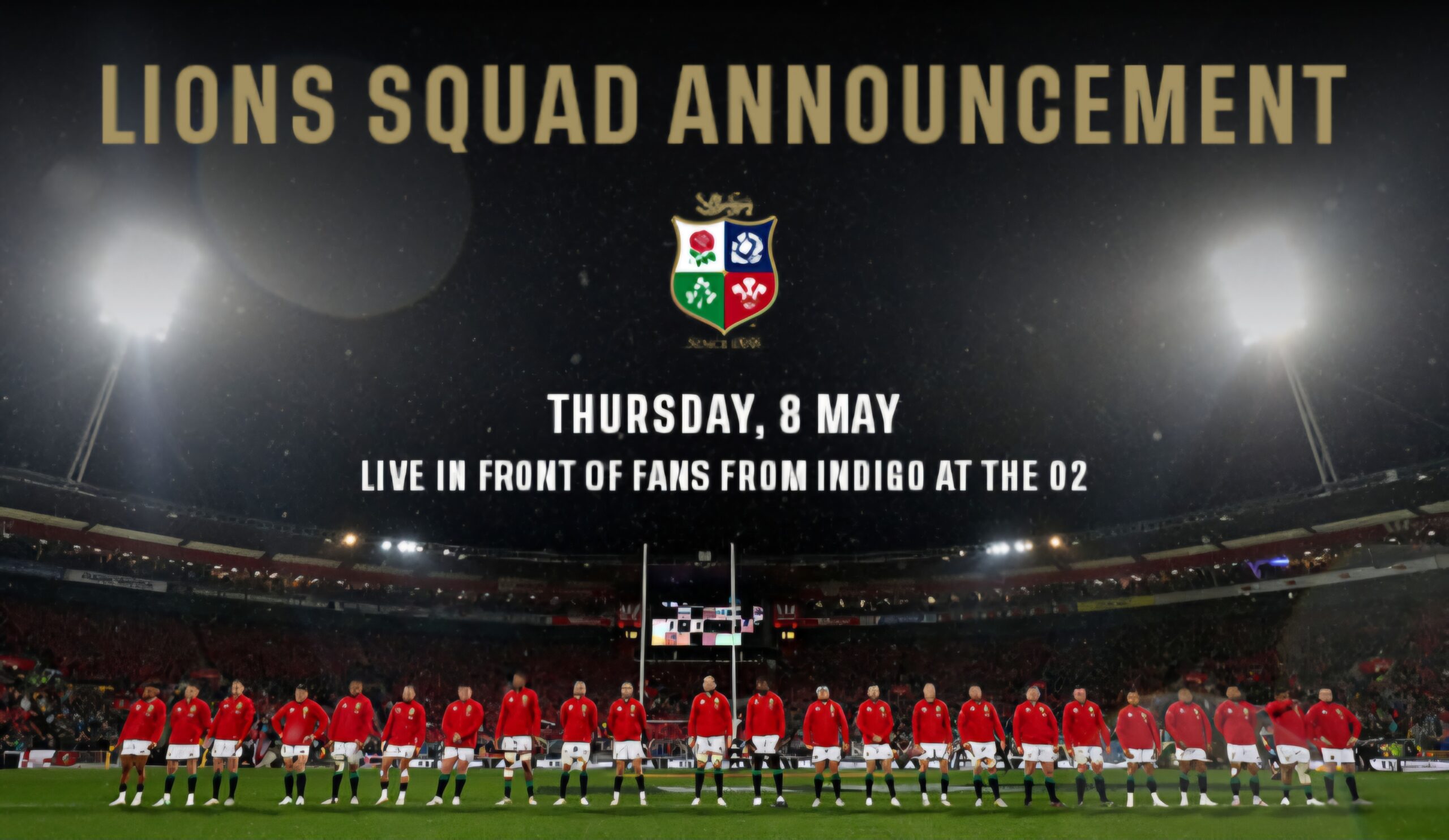 british lions squad announcement tickets