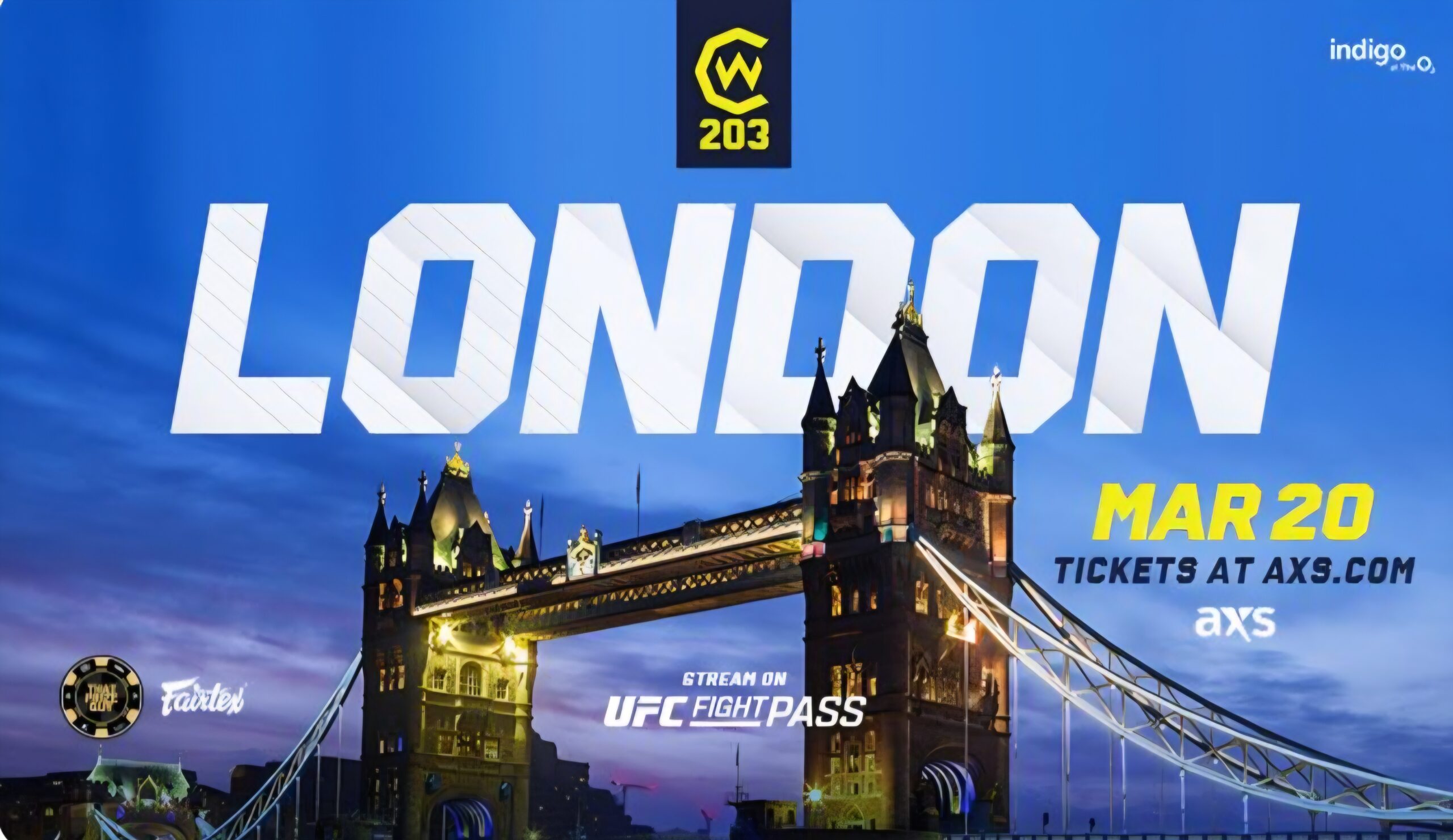 cage warriors london tickets