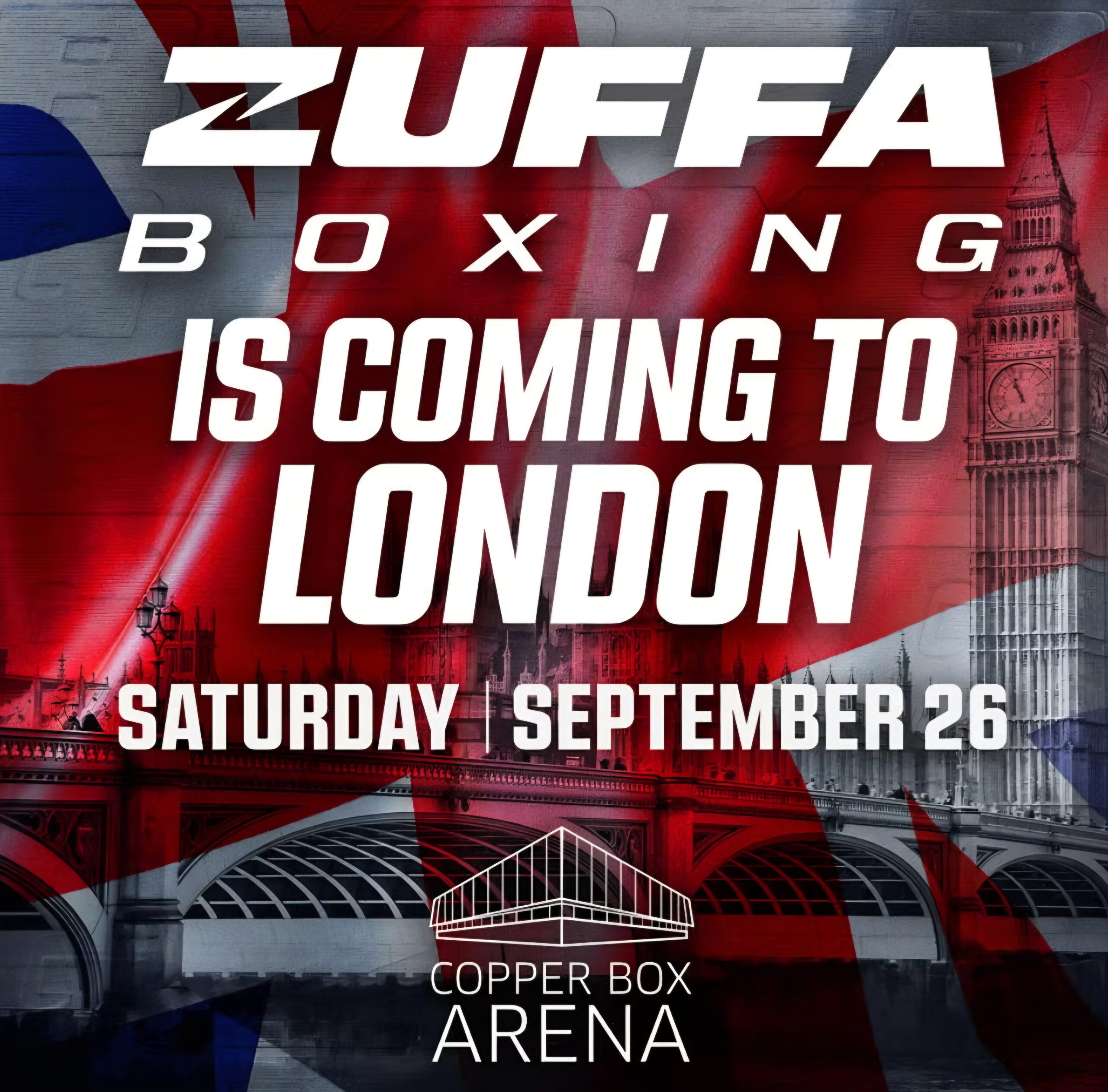Zuffa Boxing London tickets